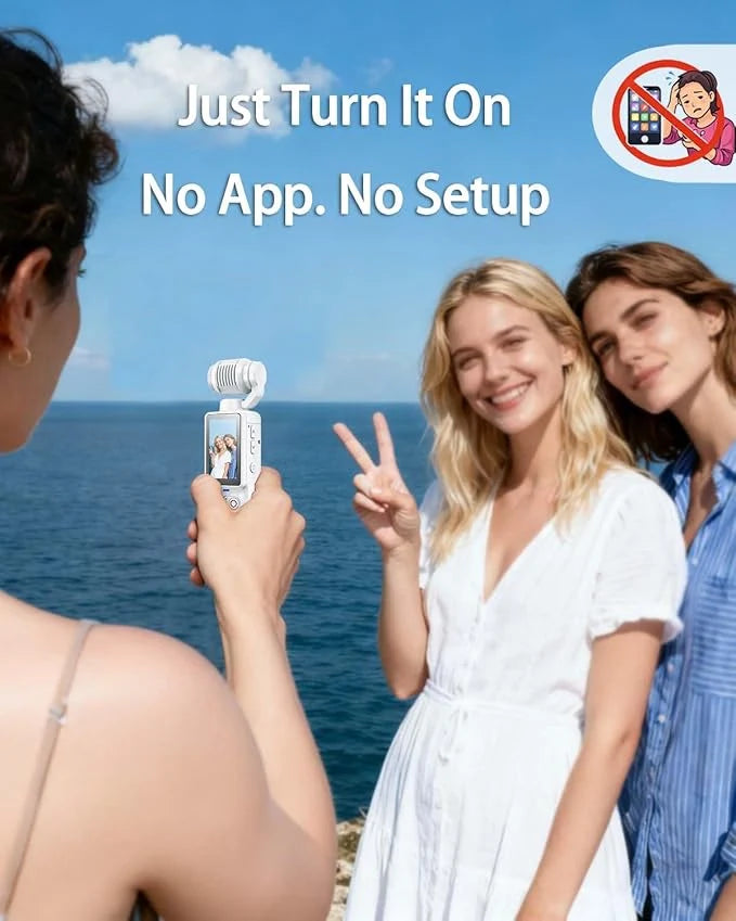 OZCT - 4K Ultra HD Handheld Gimbal Camera