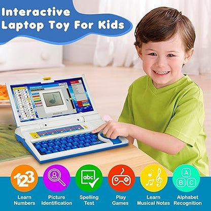 Kids English Learning Laptop 20 Activity Set Educational Toy