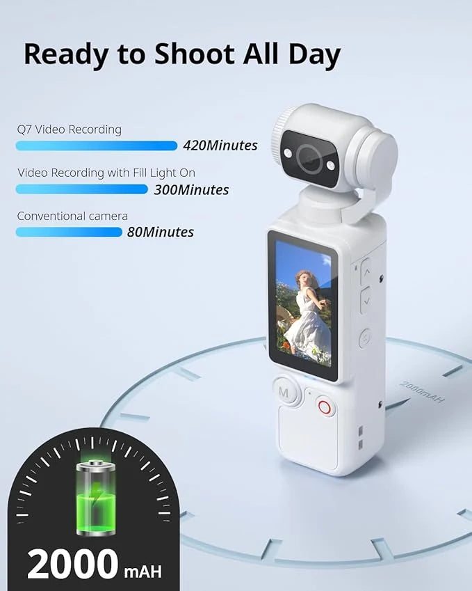 OZCT - 4K Ultra HD Handheld Gimbal Camera